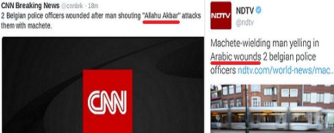mediacrooks's tweet photo. Junkyard @NDTV  Shamelessly covers up Allah chant as "Arabic" blabber... They werent singing Pyaar Diwana #Morons https://t.co/h0kfslY2Kn
