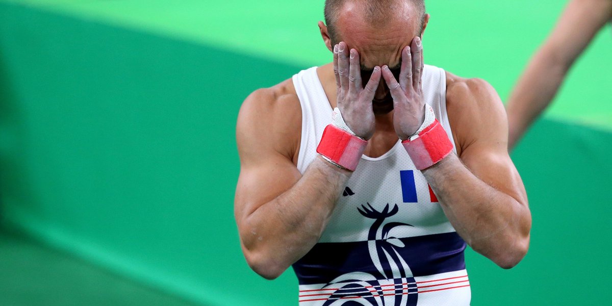 HuffPostCanada's tweet photo. An Olympic gymnast just broke his leg in the most stomach-churning way https://t.co/iWM8f2uaaB https://t.co/gFe9WX0b1S