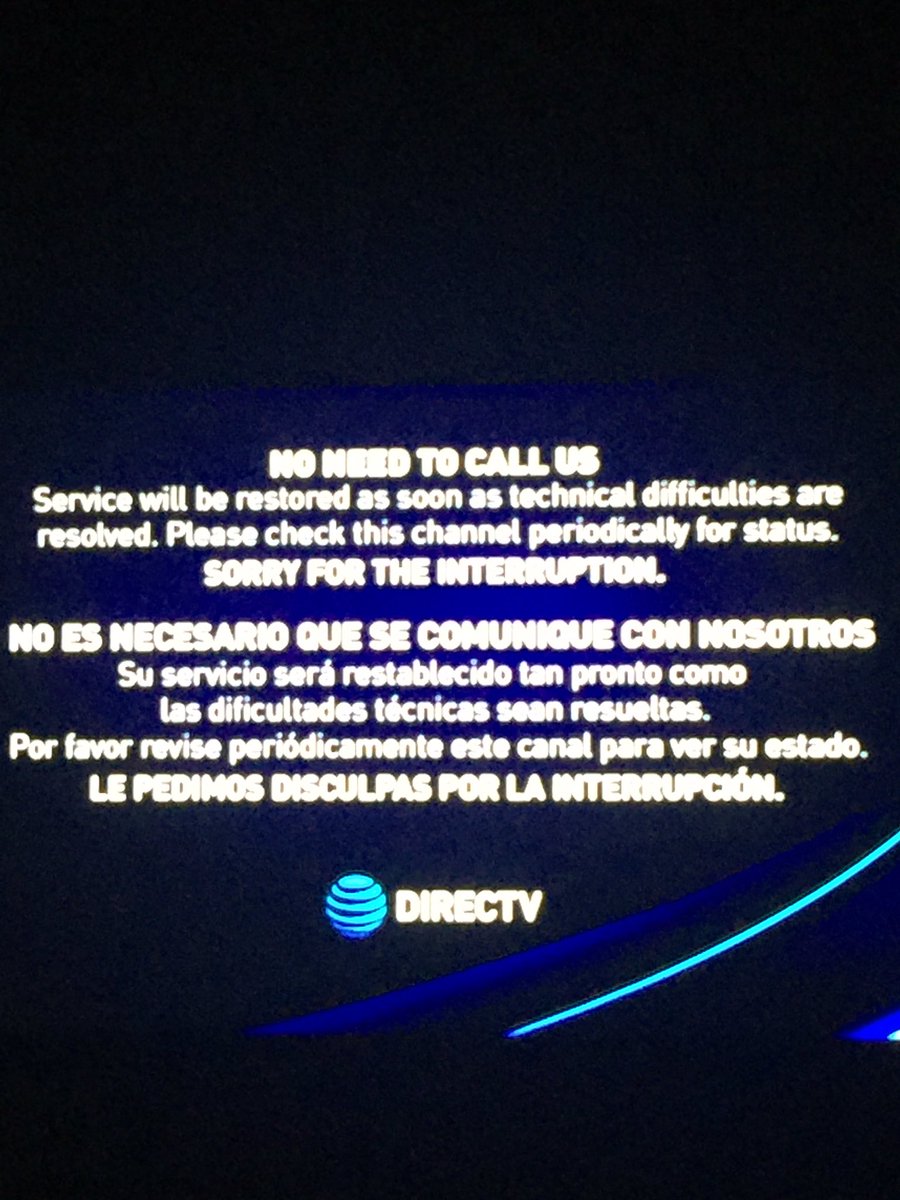 roge_260's tweet photo. @DIRECTV @nbc "technical difficulties" during prime time of the first night of the Olympics? Get it together!! https://t.co/65D9yIrc2H