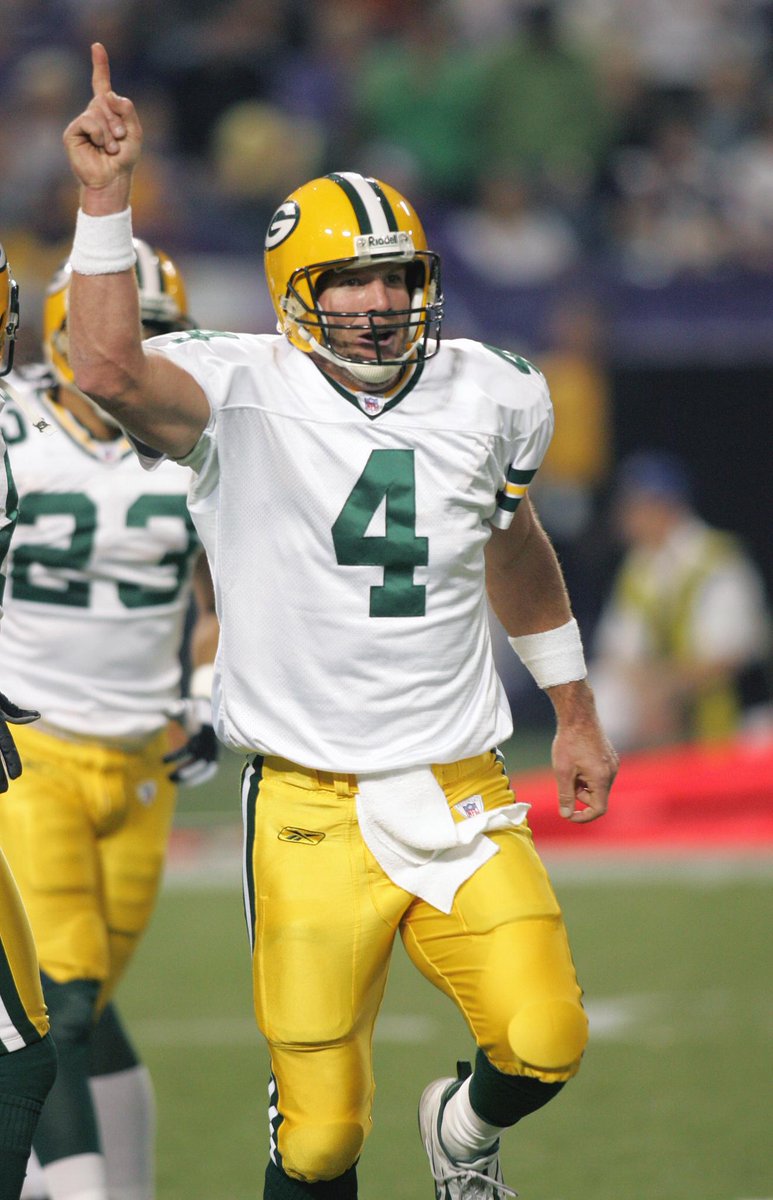 SportsCenter's tweet photo. Pro Football Hall of Famer Brett Favre threw touchdown passes in more games than anyone else in NFL history. https://t.co/UcI5s6PjkK