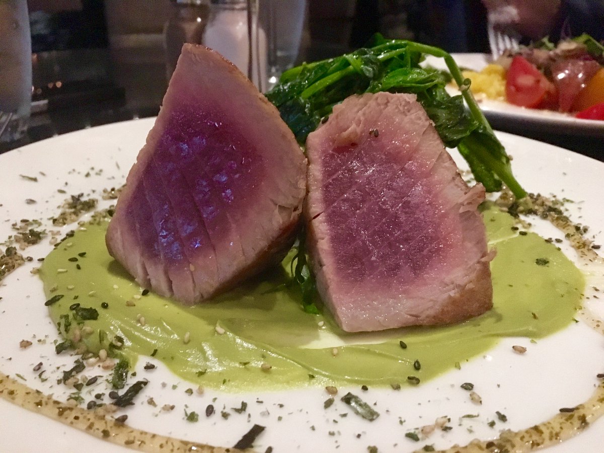 VinoVisit's tweet photo. It's Saturday night and Seared Ahi Tuna with Riesling is on the menu! What about you? #foodie #wine #riesling https://t.co/9mq1b1ER6p