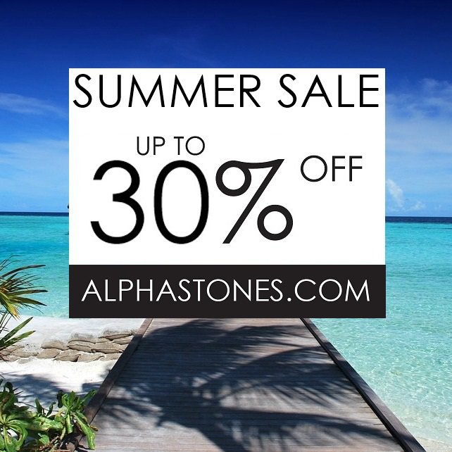 ALPHASTONES's tweet image. Summer Sale! 30% Off alphastones.com