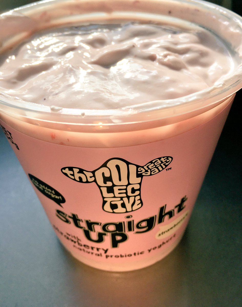 Amazing #nosugaradded strawberry yoghurt <a href="/gr8dairynobull/">the collective NZ</a> sweetness all from fruit &amp; naturally in lactose YUM😋