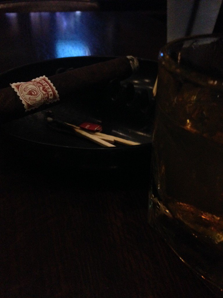 Enjoying the <a href="/havanagarage123/">Havana Garage</a> with a bourbon.