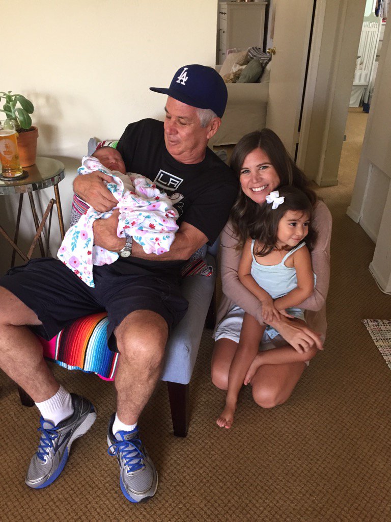 RaiderRod's tweet photo. With Chris, nice visit with my new granddaughter #junipersol 6 days old. Also, Melissa, #lunavida David #danapointca https://t.co/SMpb0WEc1R