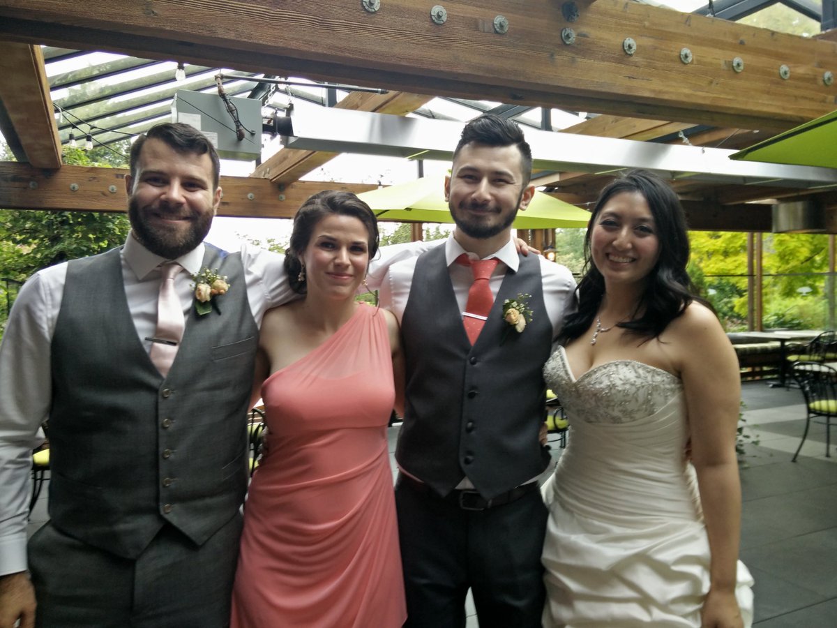 sugarham's tweet photo. Love you guys! #hamiltieuwedding @craftybun https://t.co/66UUjYGT5a