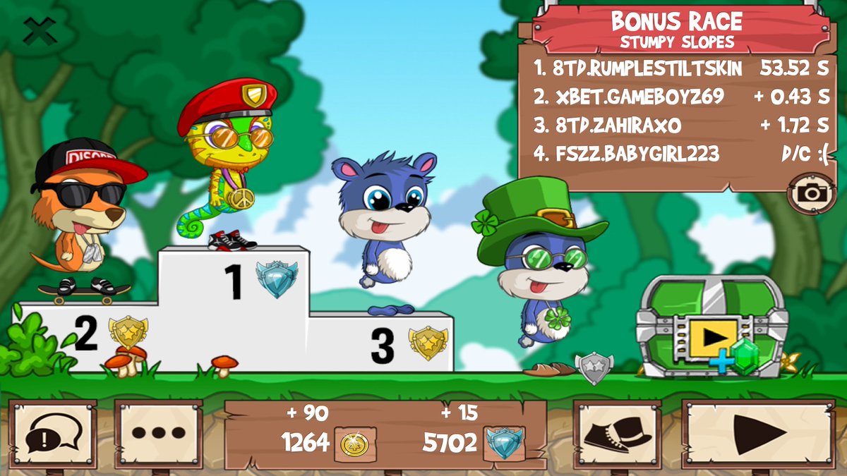 Stiltskin_Rumpl's tweet photo. Having a blast, sorry #XBET #funrun2 #8TD @zahiraxo #GAMEBOYZ69 #BABYGIRL223 https://t.co/tMhSmo8wl9