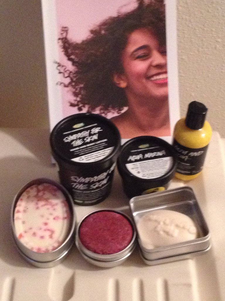 My New Goodies! I just ❤️#Lush! Can't to use them! <a href="/lushcosmetics/">Lush North America</a>