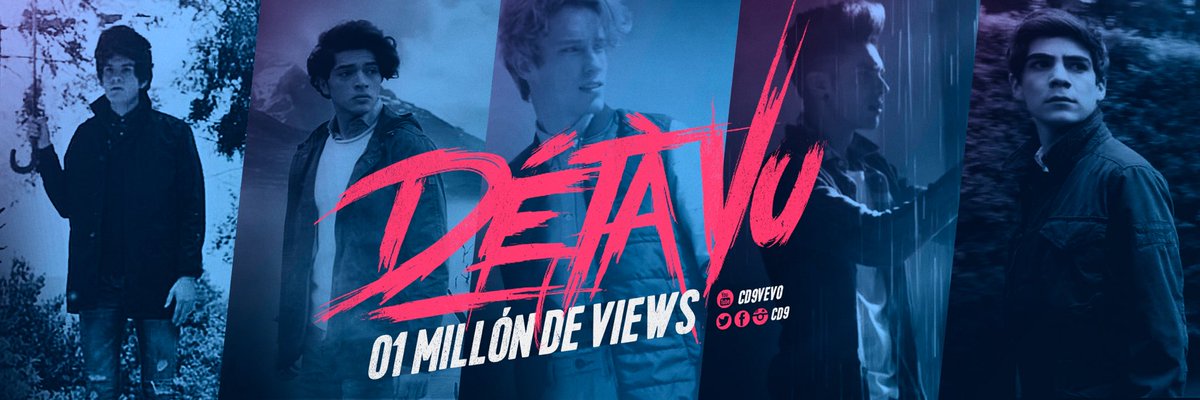 CD9's tweet image. ¡GRACIAS CODERS! ¡#DÉJÀVU LLEGÓ AL MILLÓN! smarturl.it/cd9dejavuvid