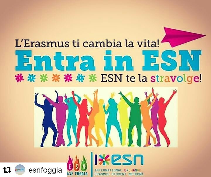 ESNFoggia's tweet photo. Stiamo per arrivare...#recruitment #esnfoggia @unifg @FoggiaZon #erasmusfoggia https://t.co/3bqf3zxGFa