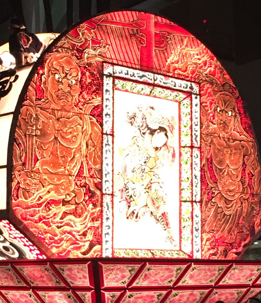 今年もちょこっと行って来ましたー。ねぷたと言ったら見送り絵! 