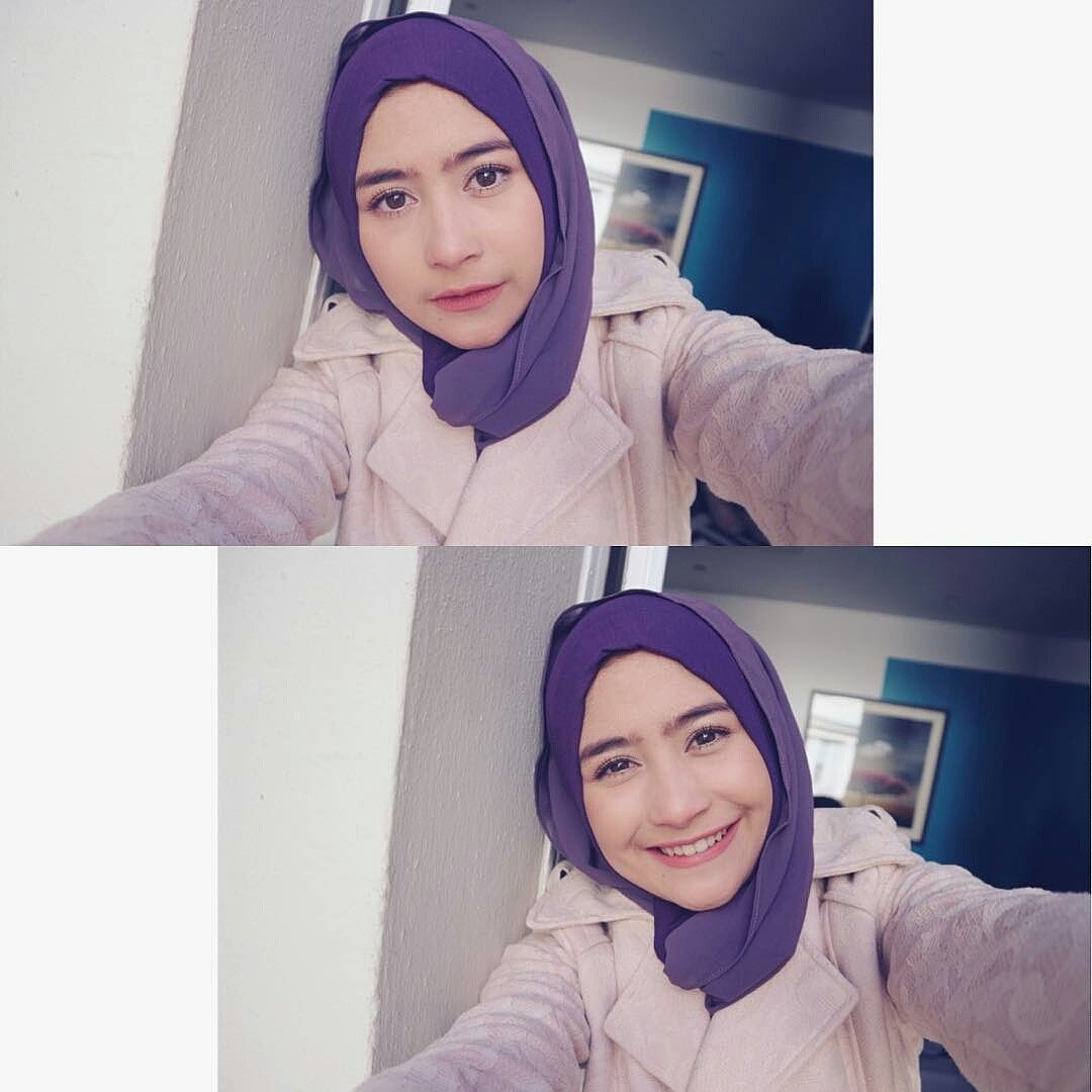 Prillverss_Rnt's tweet photo. Entah knp suka banget liat foto yg ini. Ii pake hijab tambah cantikkk aaaa kesayangan akuu💕😊 https://t.co/C9j1r6fes4