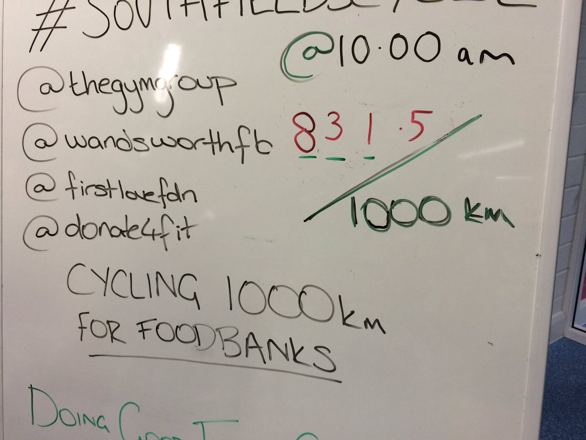 DrRosena's tweet photo. Great to do my bit for @WandsworthFB's 1000km sponsored cycle. Thanks to @TheGroupGym and @Donate4Fit for organising https://t.co/pCrDJUBTIM