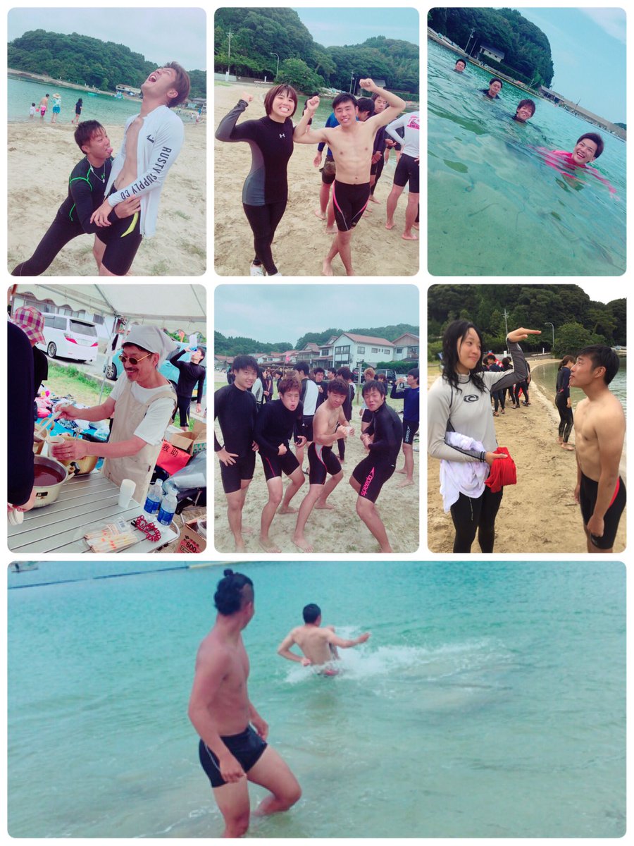 d_n0912's tweet photo. 3泊4日の遠泳実習がついに終了しやした！
俺らの宿舎は当たりだったらし〜し
3時間遠泳を完泳出来たし
案外、楽しかったわ笑笑(￣▽￣  )
皆さんお疲れですわぁ〜 https://t.co/UVXcwm4f69