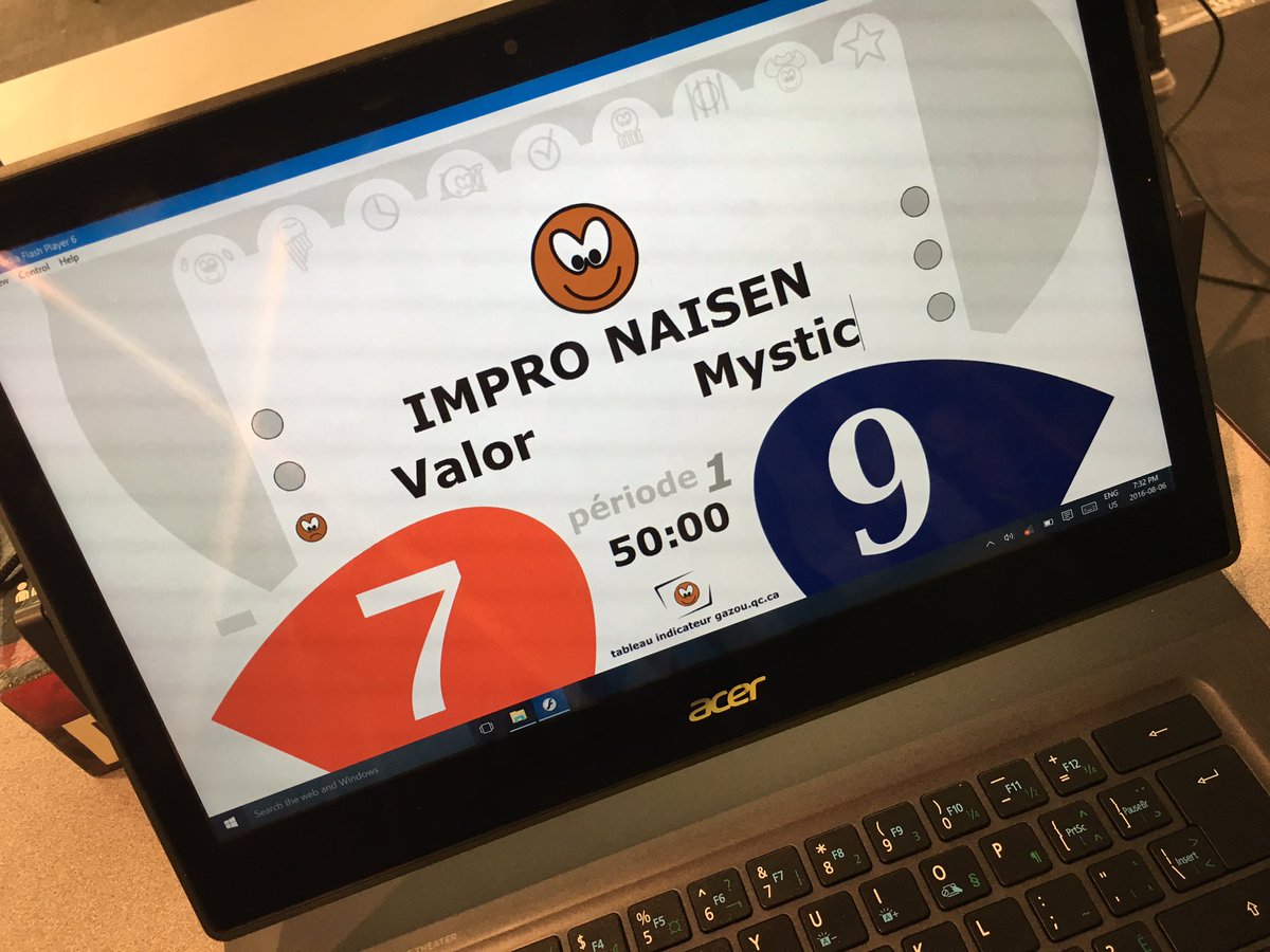 the404s's tweet photo. #animethon2016 Improv Civil War winners revealed! Alas #valor, the endless #karping of team #mystic ruled the vote! https://t.co/5Qj0dlV6hq