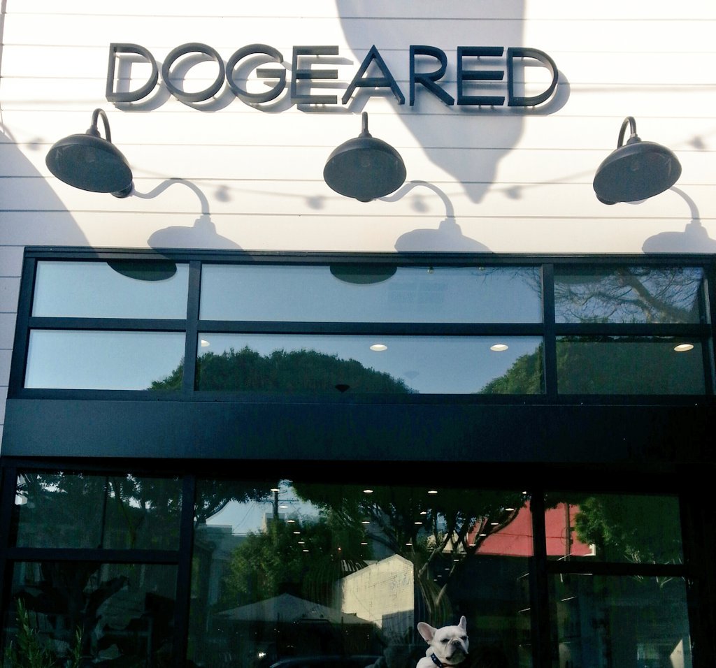 liveonmainst's tweet photo. Welcome to Main St!   Located just south of the Coffee Bean.  Thanks for the water and treat.  @DogearedJewelry https://t.co/ydsSIHoSc0