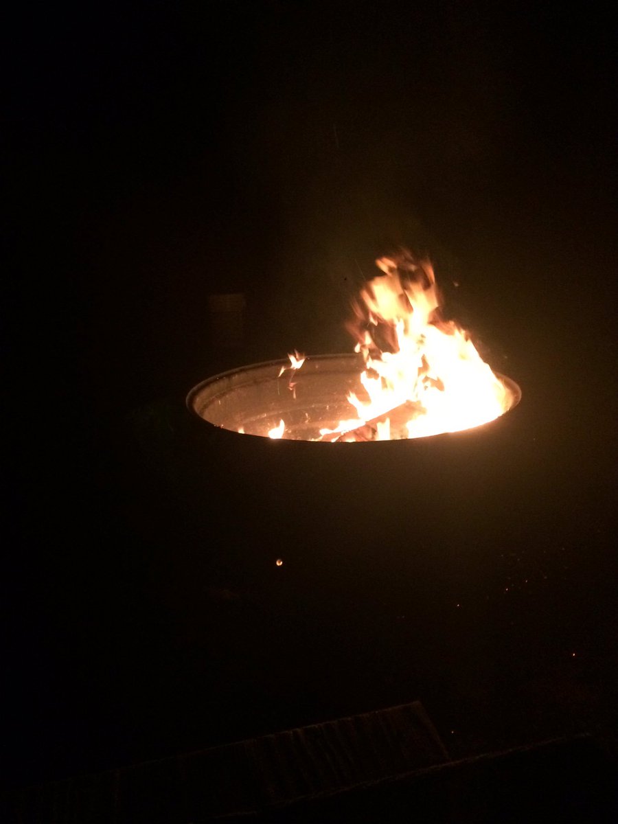 I'm as lit as this fire