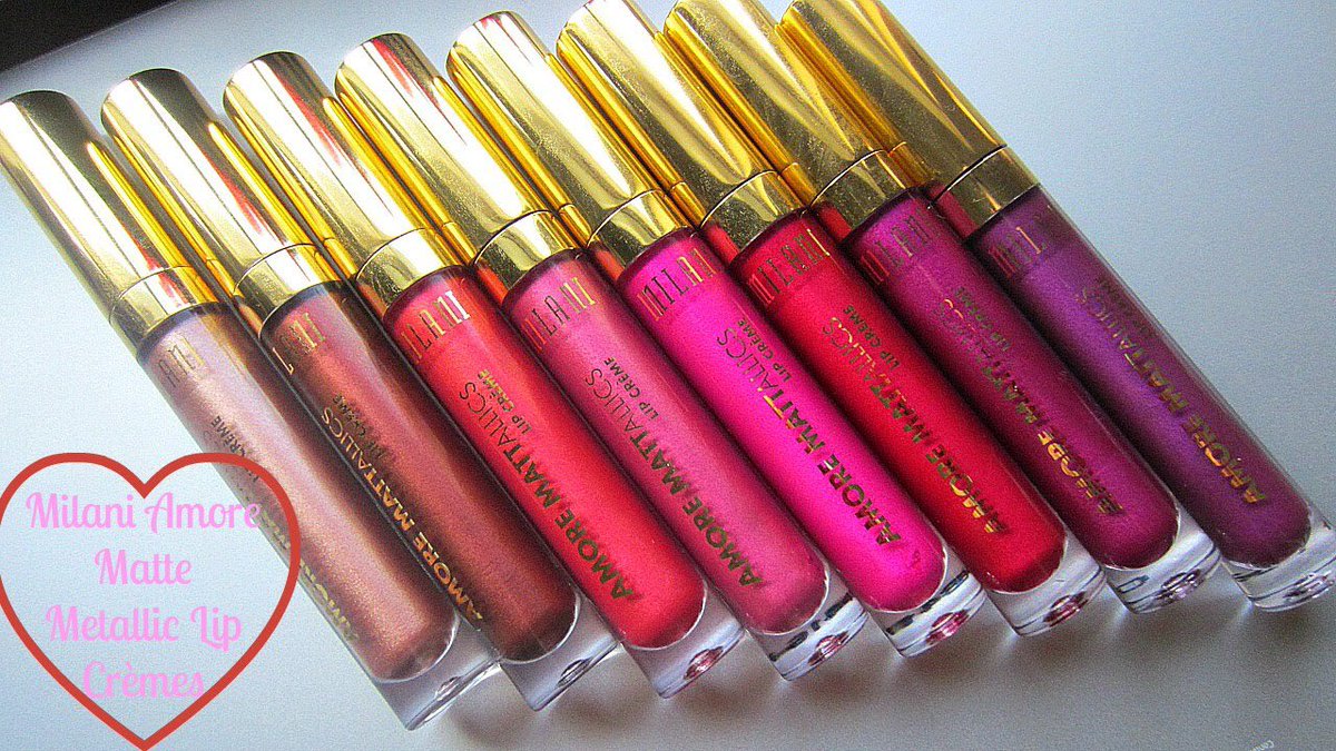 makeupdoII's tweet image. ✨ RT To Win : A @milanicosmetics Matte Metallic Lip Creme in the color of your choice ! 💖

- must be following me !