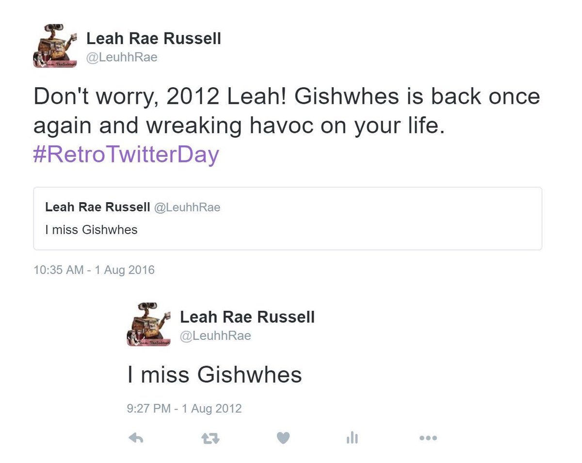 LeuhhRae's tweet photo. I could not have had a better #retrotwitterday @gishwhes #gishwhes #gishwhes2016 @TheSubTexters https://t.co/7vFrLbz1rs