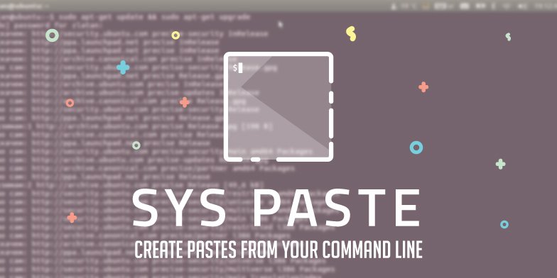 sys_coding's tweet image. You can now create pastes from your command line using our tool SysPaste. Learn more here: sysc.in/6673d