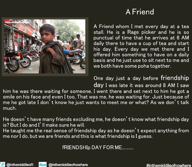 INTHEMIDDILEOF1's tweet photo. #FriendshipDay #TheresAlwaysAFriend #SwapWithFriends #FriendshipFirst meaning cn b vary but feeling is same 4 all. https://t.co/dOy2hve3yD