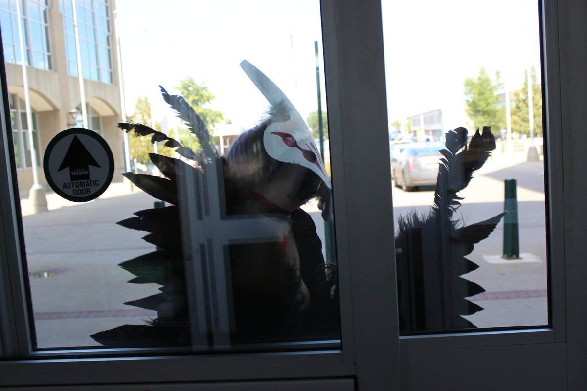 Syrenian's tweet photo. #RWBY @TheMilesLuna @graymartigan shipping and handling. Then a strange bird flew into a window at #animethon2016 https://t.co/pOhhI4EKyM