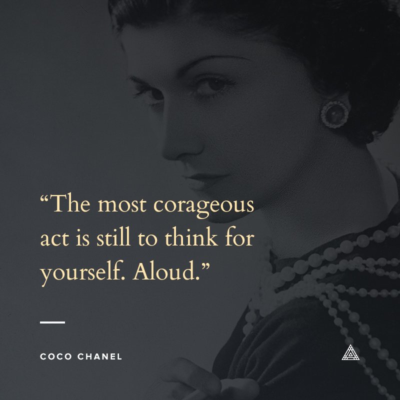 Sunday Quotes #8
“The most corageuous act is still to think for yourself. Aloud.”