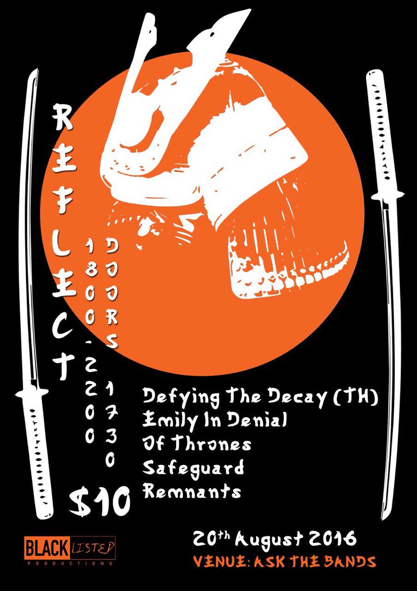 Gig happening on the 20th of August 🔥