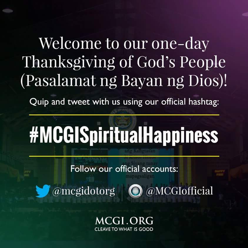 CadornaEc's tweet photo. #MCGISpiritualHappiness https://t.co/vL2T8MElXg