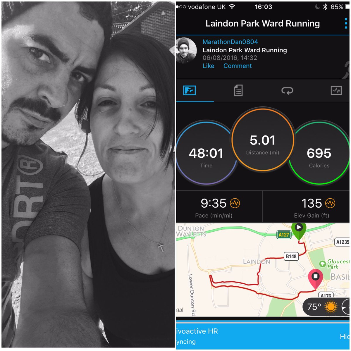 MarathonDan1's tweet photo. Happy Saturday run with my fav girl 😍 #fitness #workout #running #run #gym #getfit #marathontraining #hills #muscle https://t.co/gKtMEjnFgi