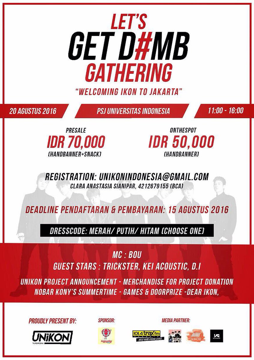Let's Get D#MB Gath, now only 70k!
@ PSJ UI / 20 Agustus '16
Jangan sampai ketinggalan konics!
Grab it fast!