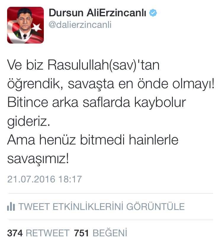 Şu Twitimizi tekrar paylaşalım. Madem nöbetler bitiyor, o halde arka saflarda kaybolma zamanı geldi: