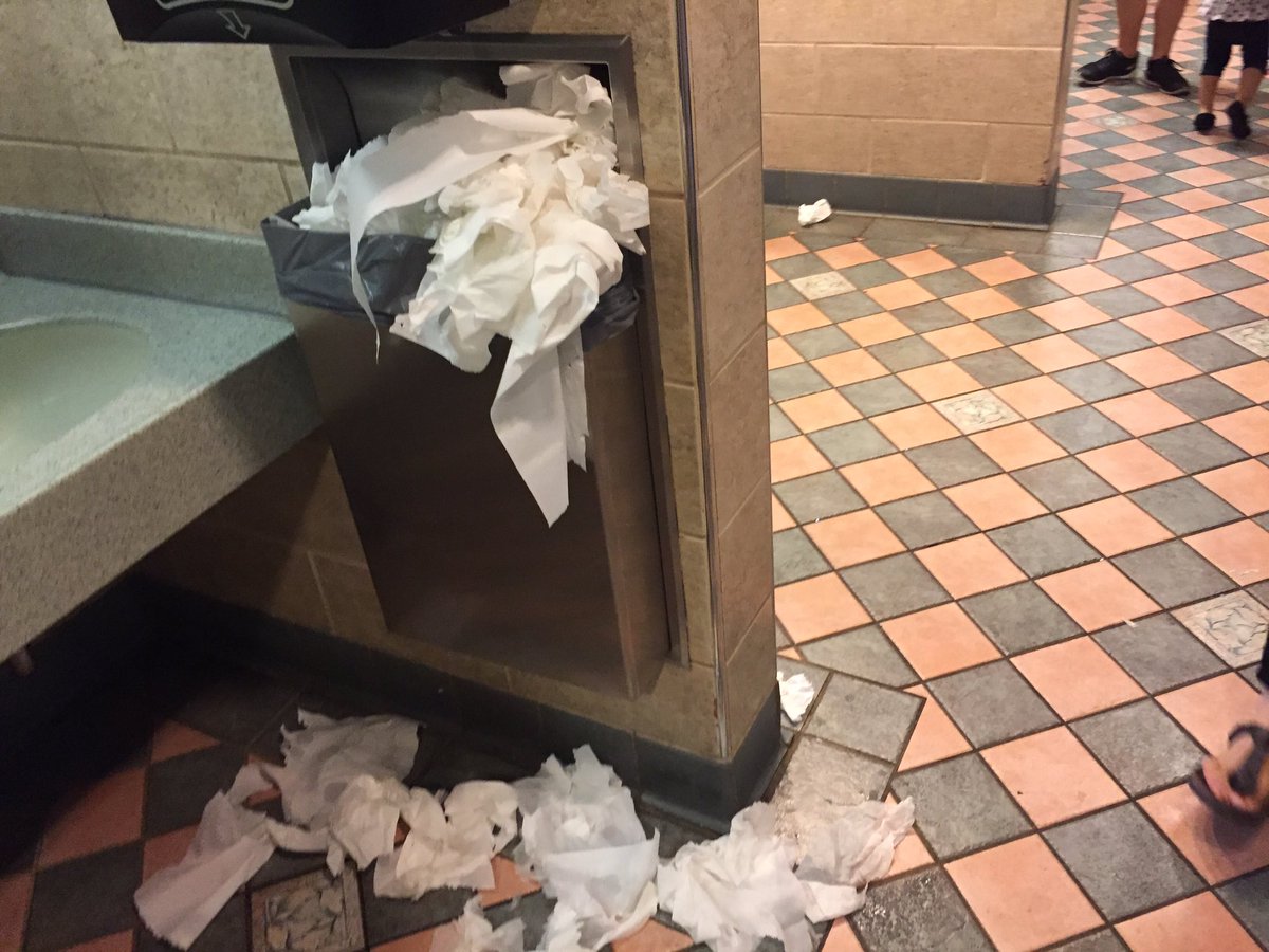 Junko19 お食事中の方は ご遠慮ください ディズニーランド アナハイムのトイレが メチャ汚いです 最近オープンした国のディズニーランドかと思うくらい酷かった やっぱり日本が一番 ディズニーランド アナハイム トイレ