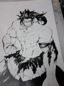 まだ塗り足りぬ、まだ塗り足りぬ、と思いながら肌塗ってた 
