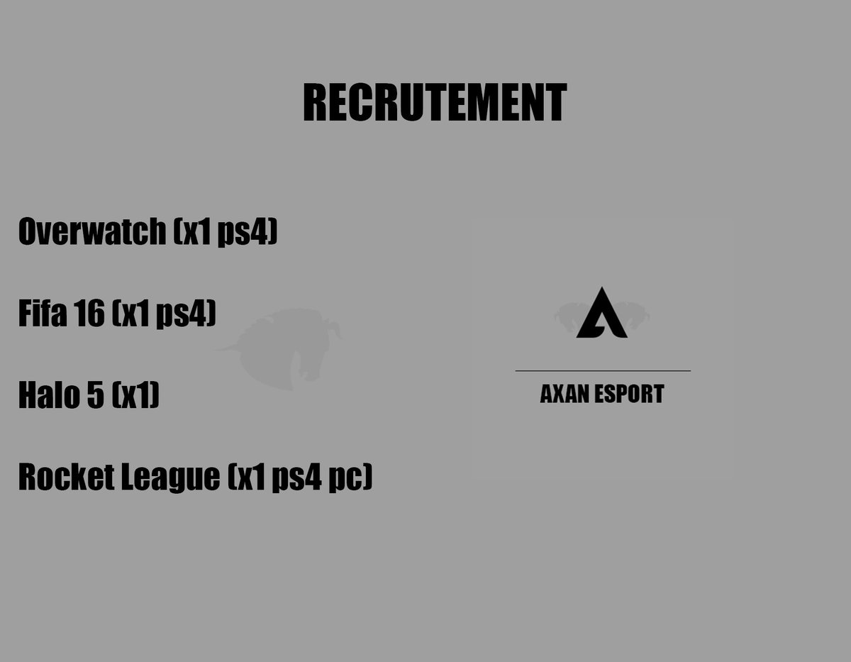 Axan eSport tweet media