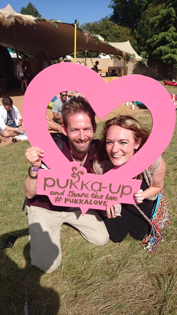 SuLewis1's tweet photo. So much #PukkaLove at Wilderness 2016 https://t.co/79UbD5bPTd