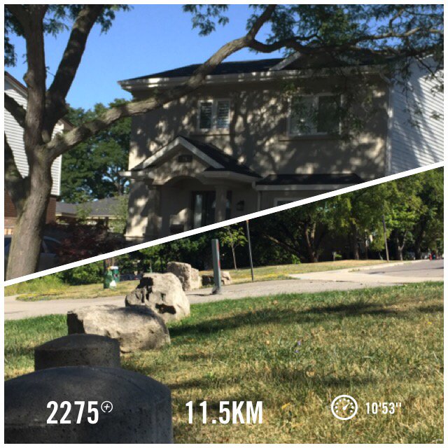 Una fresca y vigorizante caminata dominical I just ran 11.5 km with Nike+. go.nike.com/36k5aqi #nikeplus