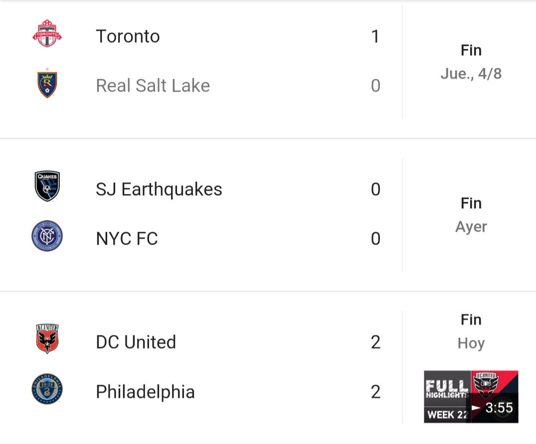 spanishMLS's tweet photo. Resultados J.23 https://t.co/YjSJl0q0Mu
