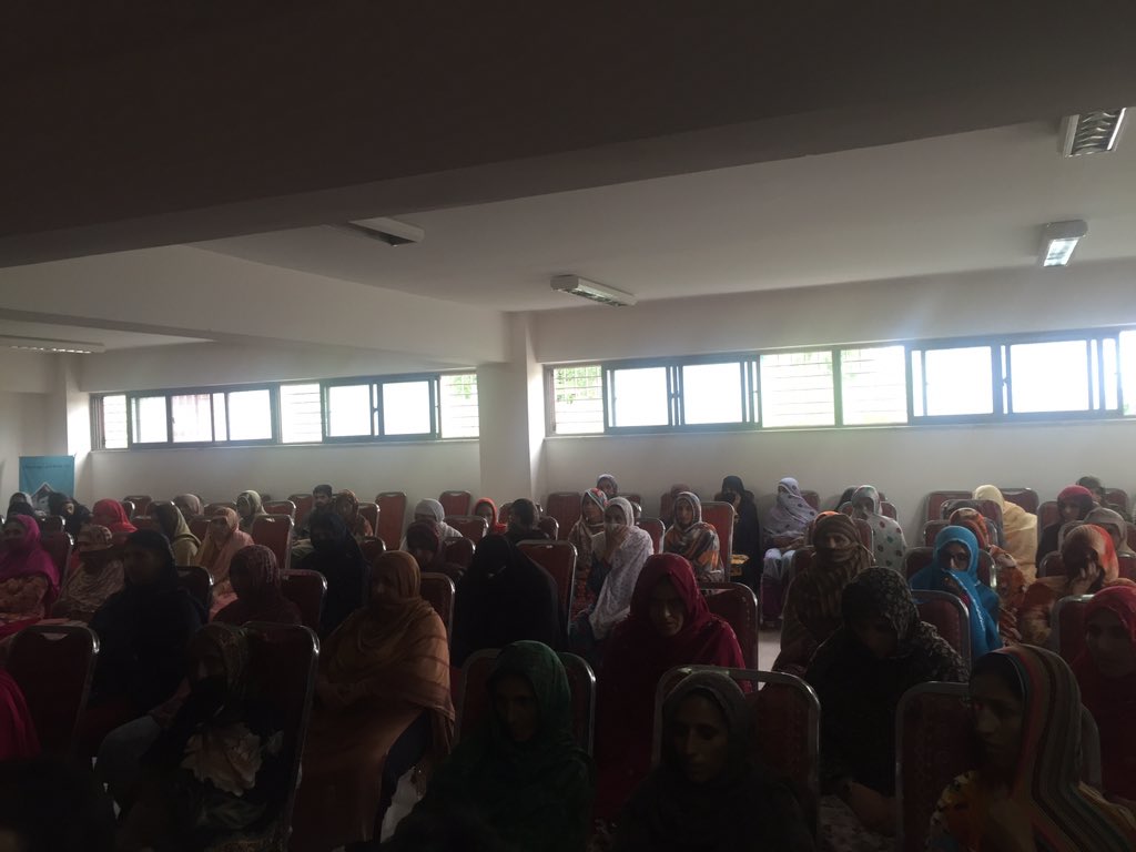 marvi_memon's tweet photo. As per pm directive movement agnst indian attrocities everywhere in pak.Ajk bisp women/officials meetin to plan same https://t.co/IIsSyrrMMQ