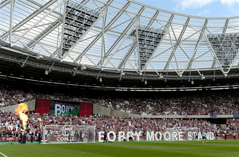 West Ham's goal from London Stadium - Bobby Moore Stand block 152 