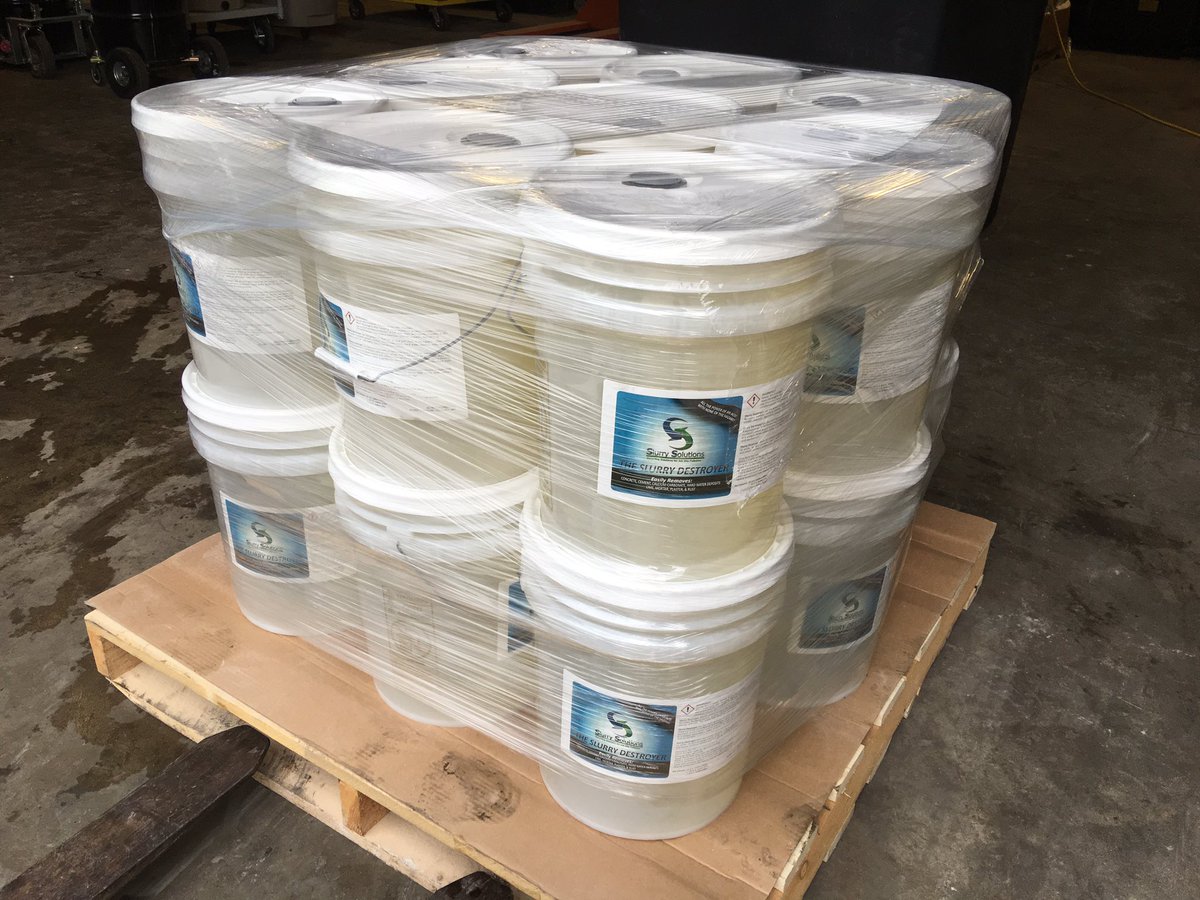 Slurry Destroyer. Keeping tools and equipment concrete free.