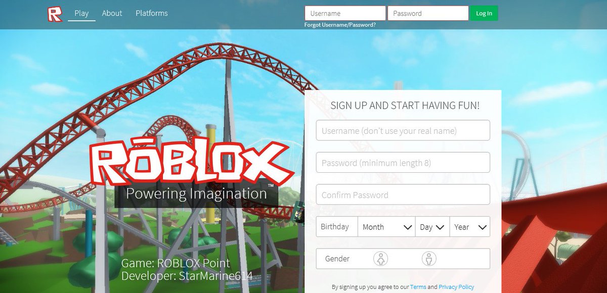 Roblox Offisial Site Login