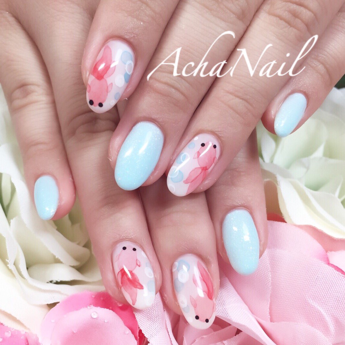 توییتر ネイリストasami Achanail در توییتر たらしこみ金魚ネイル T Co Iyxwopikyh 金魚すくい 夏祭り たらしこみネイル 金魚 和風ネイル 金魚ネイル 浴衣 浴衣ネイル ネイル ジェルネイル ネイルデザイン フィルイン T Co Vao3for17r