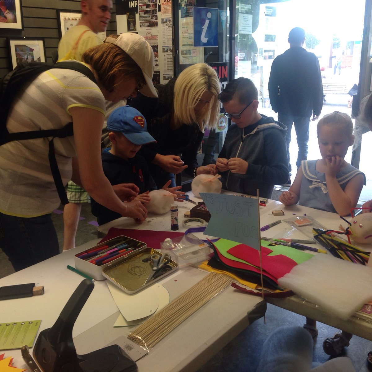 WBScreen's tweet photo. The monsters are taking over at Rediscover Stockton! @SIRF_Stockton https://t.co/Q0iizVteza