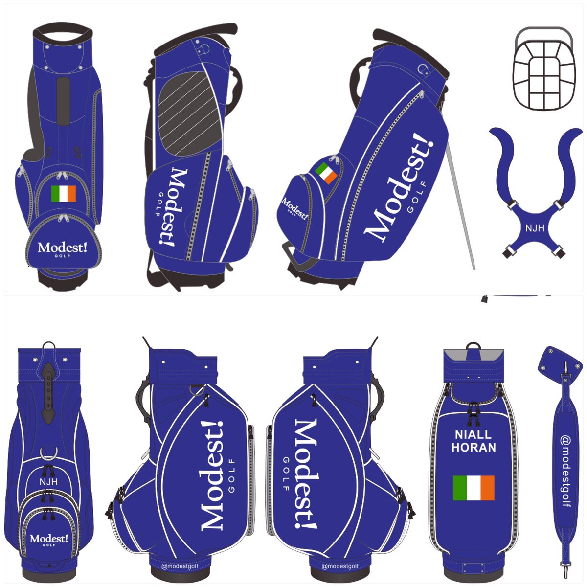 MPDCustomGolf's tweet photo. @NiallOfficial the #MPDCustomGolf Tour & Stand bag we're fabricating for Niall & @markmac14 of @modestgolf Brilliant https://t.co/Am2J76XuoV
