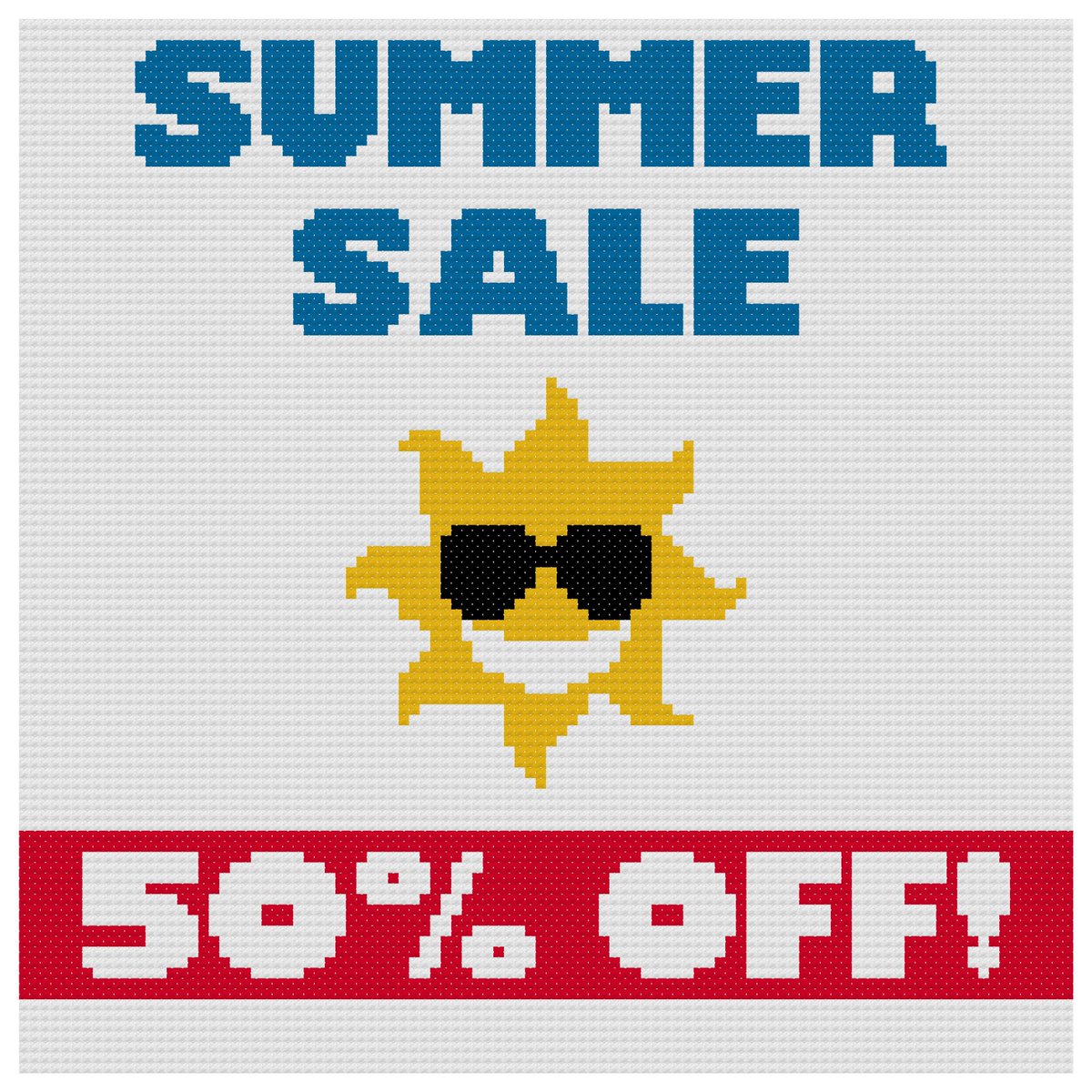 HOT SUMMER SALE! 50% OFF! 
etsy.com/shop/Fantastit…
Use code: HOTSUMMERSALE2016
#crossstitch #crossstitcher #crafts
