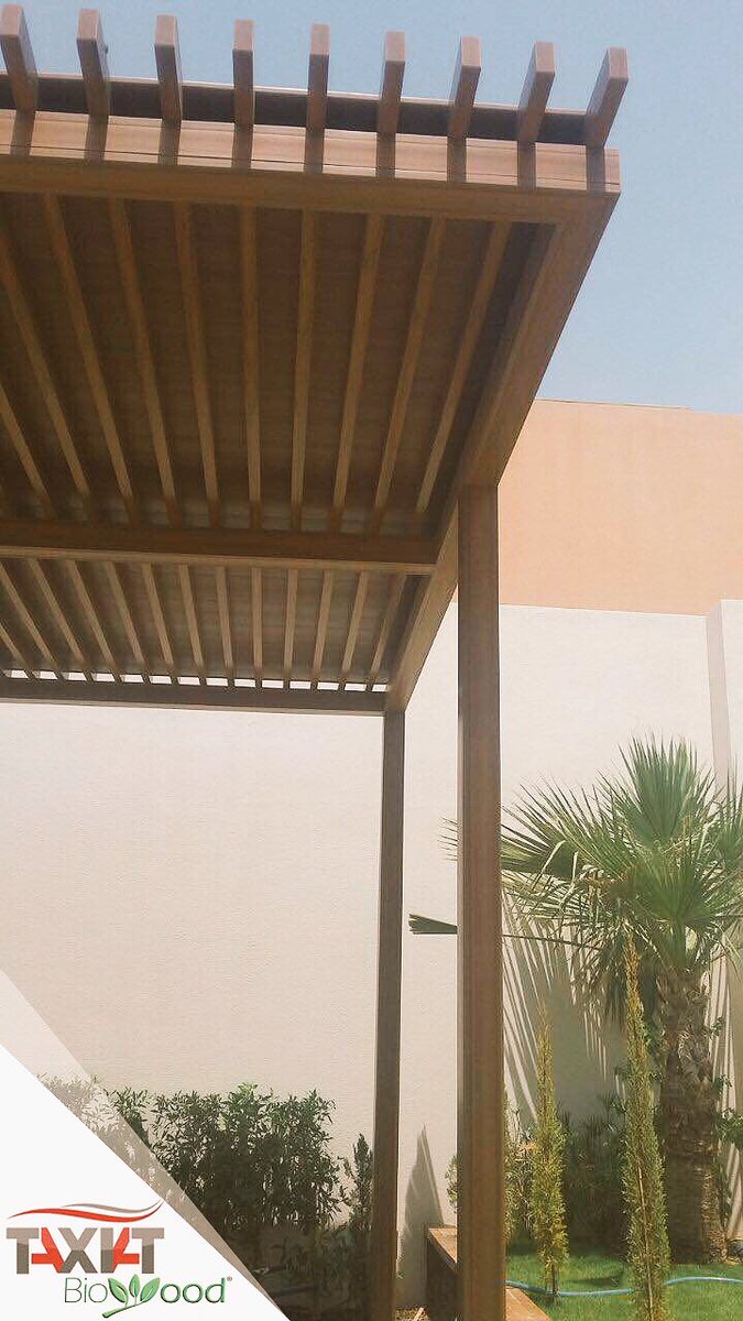 يمكنك التمتع بتنفيذ بارقولا من #تكسيات ذات مظهر خشبي طبيعي ،قوية التحمل ومقاومة للماء والحرارة ومقاومة لعناصرالطبيعة