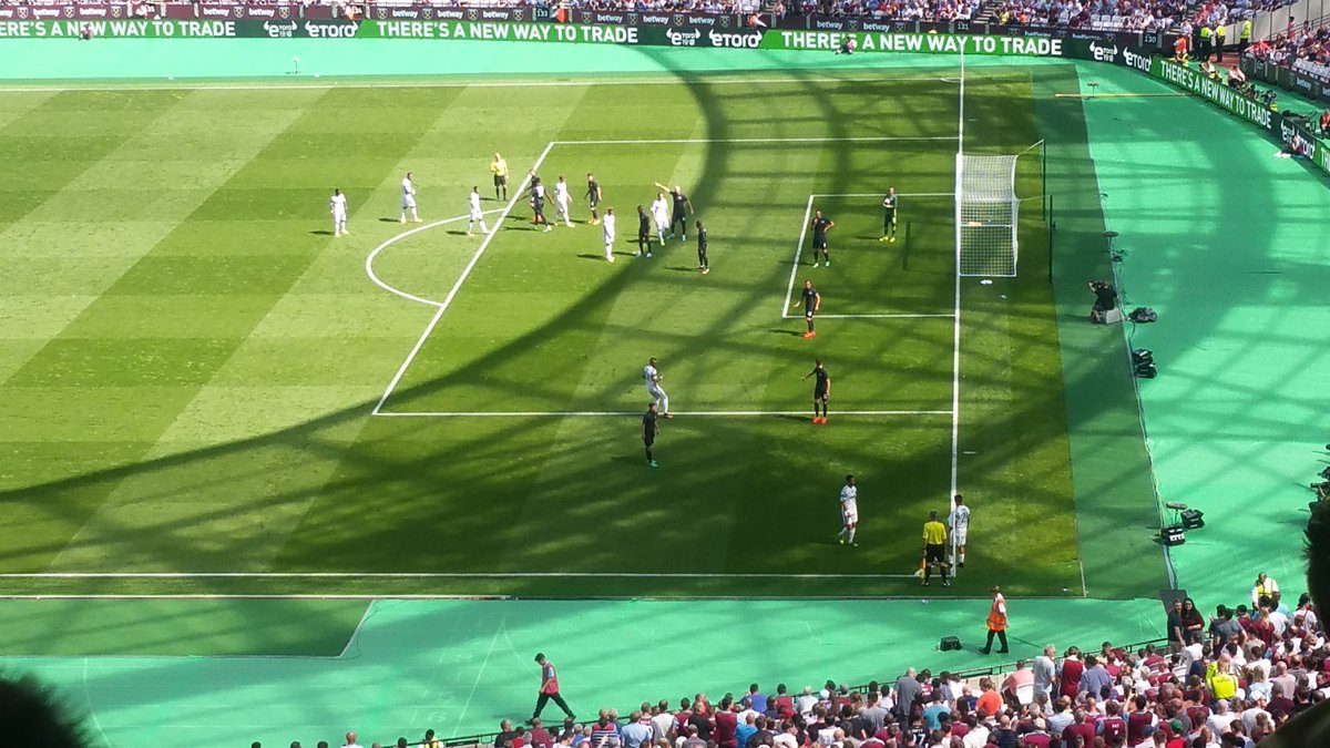 It's new, it's shiny and it's huge. And I love it. <a href="/WhuStadium/">LondonStadium</a> <a href="/whufc_official/">West Ham United</a> <a href="/davidgold/">David Gold</a> <a href="/karren_brady/">Baroness Karren Brady CBE</a> #COYI #whufc