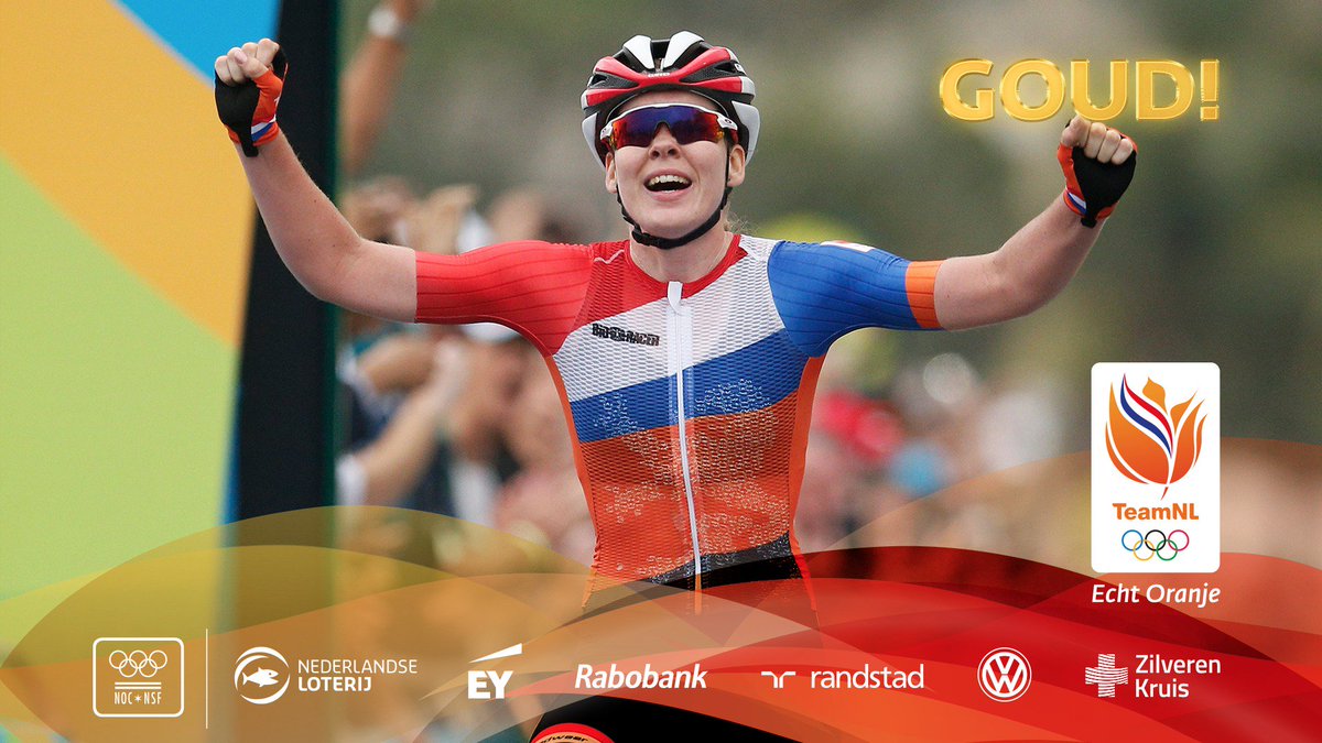 Gefeliciteerd #TeamNL wielrenster <a href="/AnnavdBreggen/">Anna van der Breggen</a> met goud! Onze gedachten zijn bij <a href="/AvVleuten/">Annemiek van Vleuten</a>...  #NLwint