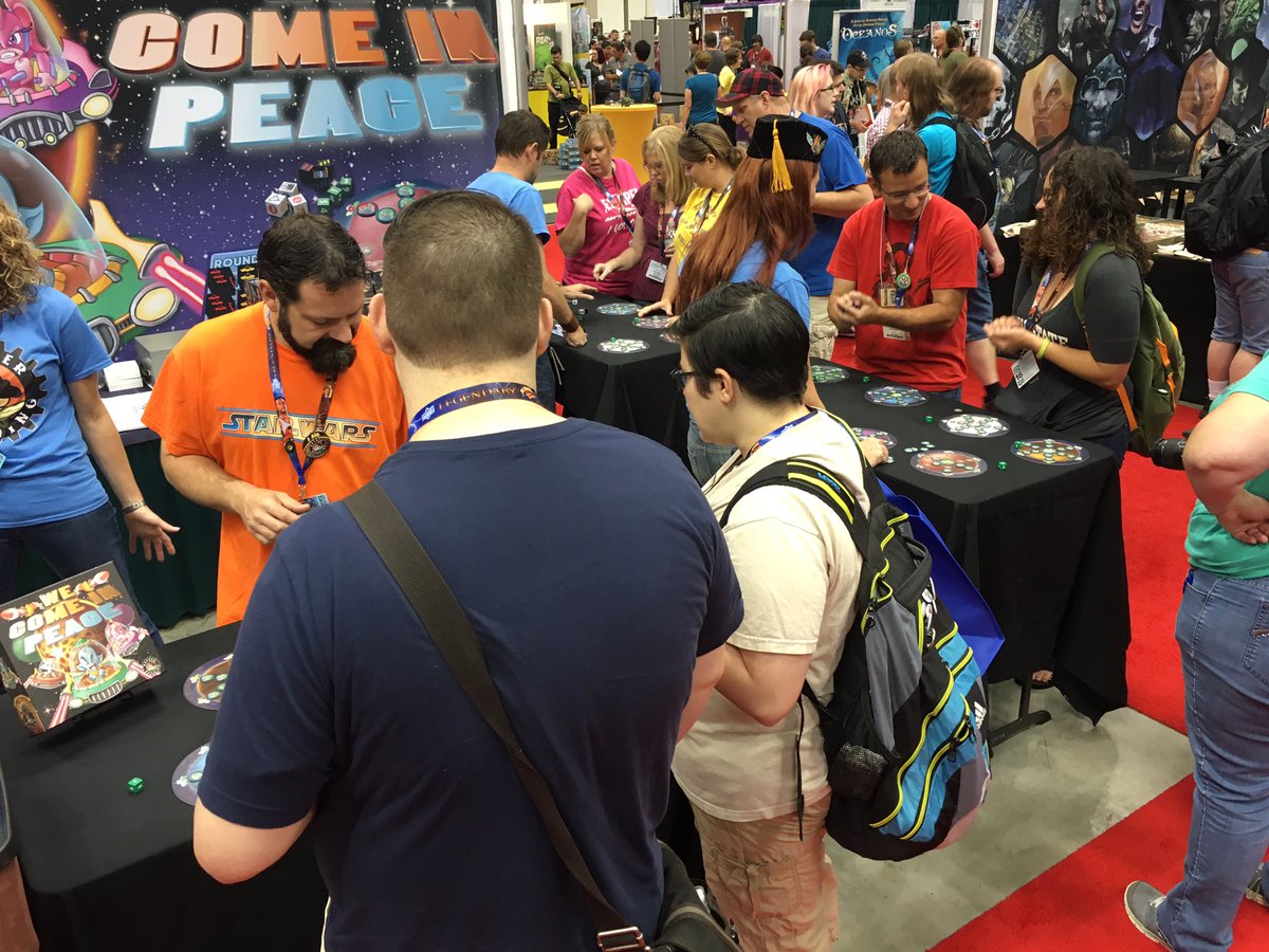 RatherDashing's tweet photo. Who's going to win!?! #GenCon2016 #booth243 https://t.co/SDHknruy6g